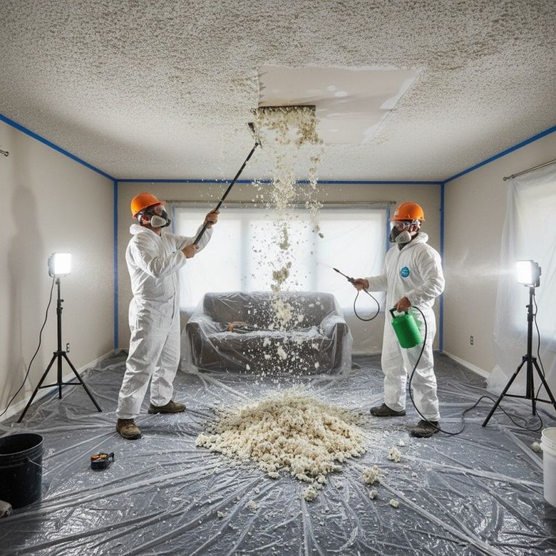 Popcorn Ceiling Removal detail